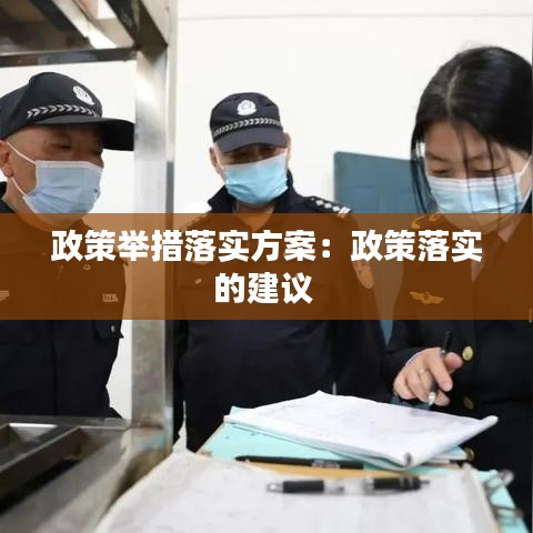 政策举措落实方案：政策落实的建议 