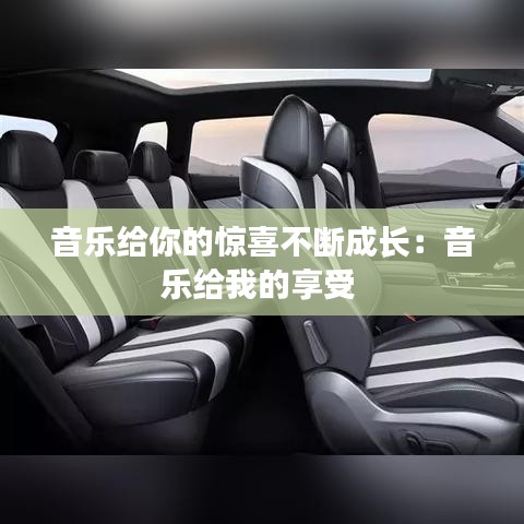 音乐给你的惊喜不断成长：音乐给我的享受 