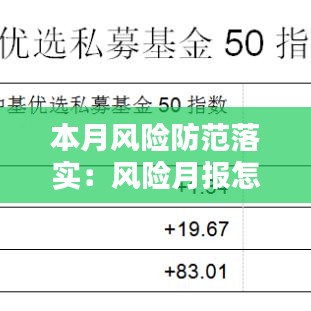 本月风险防范落实：风险月报怎么落实 