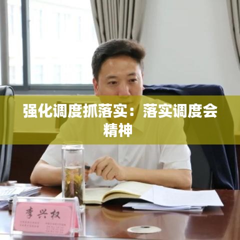 强化调度抓落实：落实调度会精神 