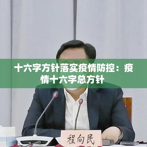 十六字方针落实疫情防控：疫情十六字总方针 