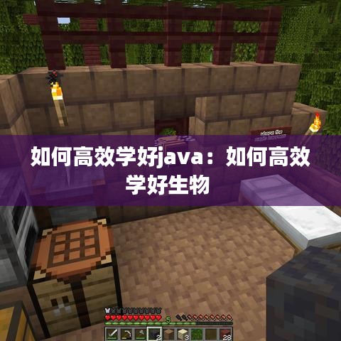 如何高效学好java：如何高效学好生物 