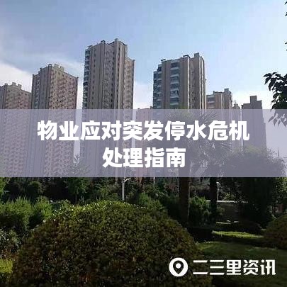 物业应对突发停水危机处理指南