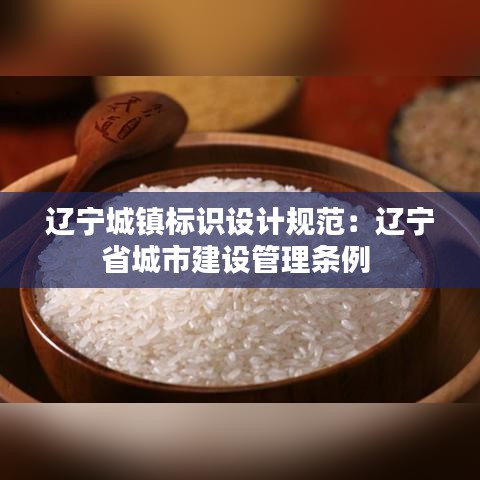 辽宁城镇标识设计规范：辽宁省城市建设管理条例 