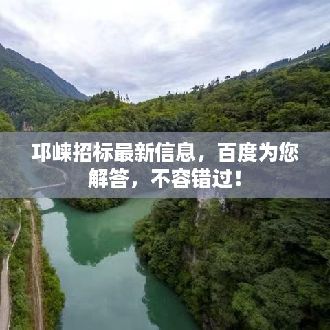 邛崃招标最新信息，百度为您解答，不容错过！