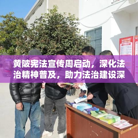 黄陂宪法宣传周启动，深化法治精神普及，助力法治建设深入人心