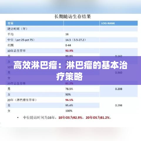 高效淋巴瘤：淋巴瘤的基本治疗策略 