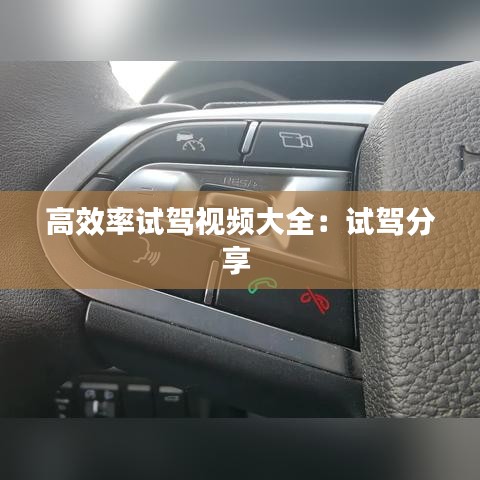 高效率试驾视频大全：试驾分享 