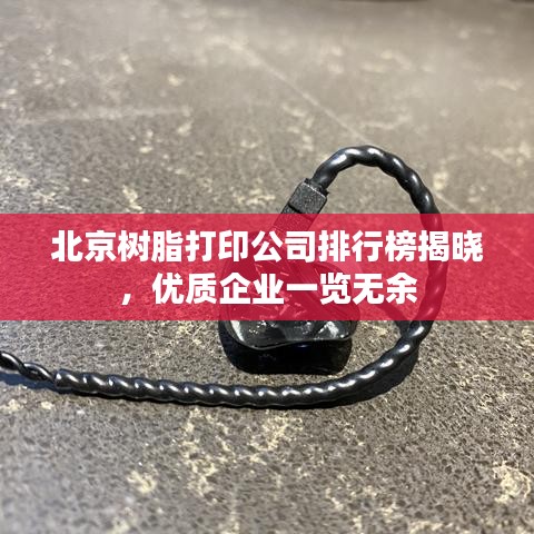 北京树脂打印公司排行榜揭晓，优质企业一览无余