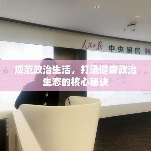 规范政治生活，打造健康政治生态的核心秘诀