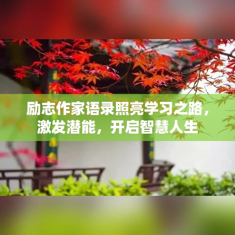励志作家语录照亮学习之路，激发潜能，开启智慧人生
