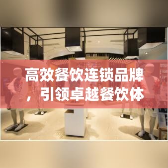 高效餐饮连锁品牌，引领卓越餐饮体验新标杆